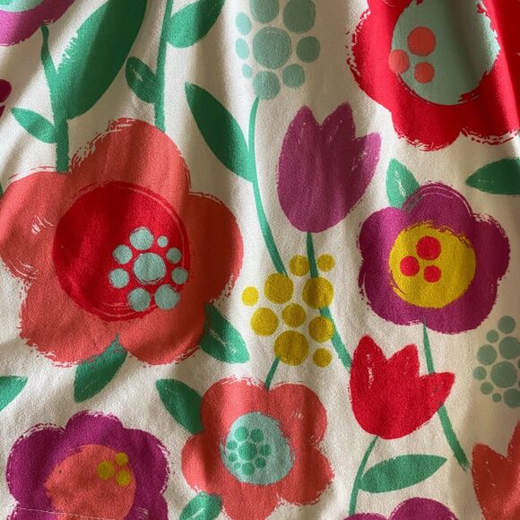 Floral & Polka Dot Flutter Sleeve Dress Girls' 6-7T - Picture 9 of 10